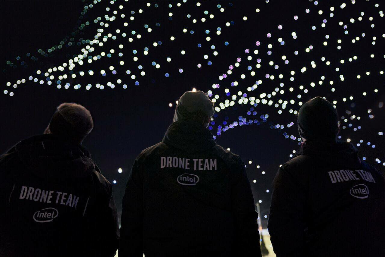 intel-drones Intel Puts on Record-Breaking Drone Show for Olympics