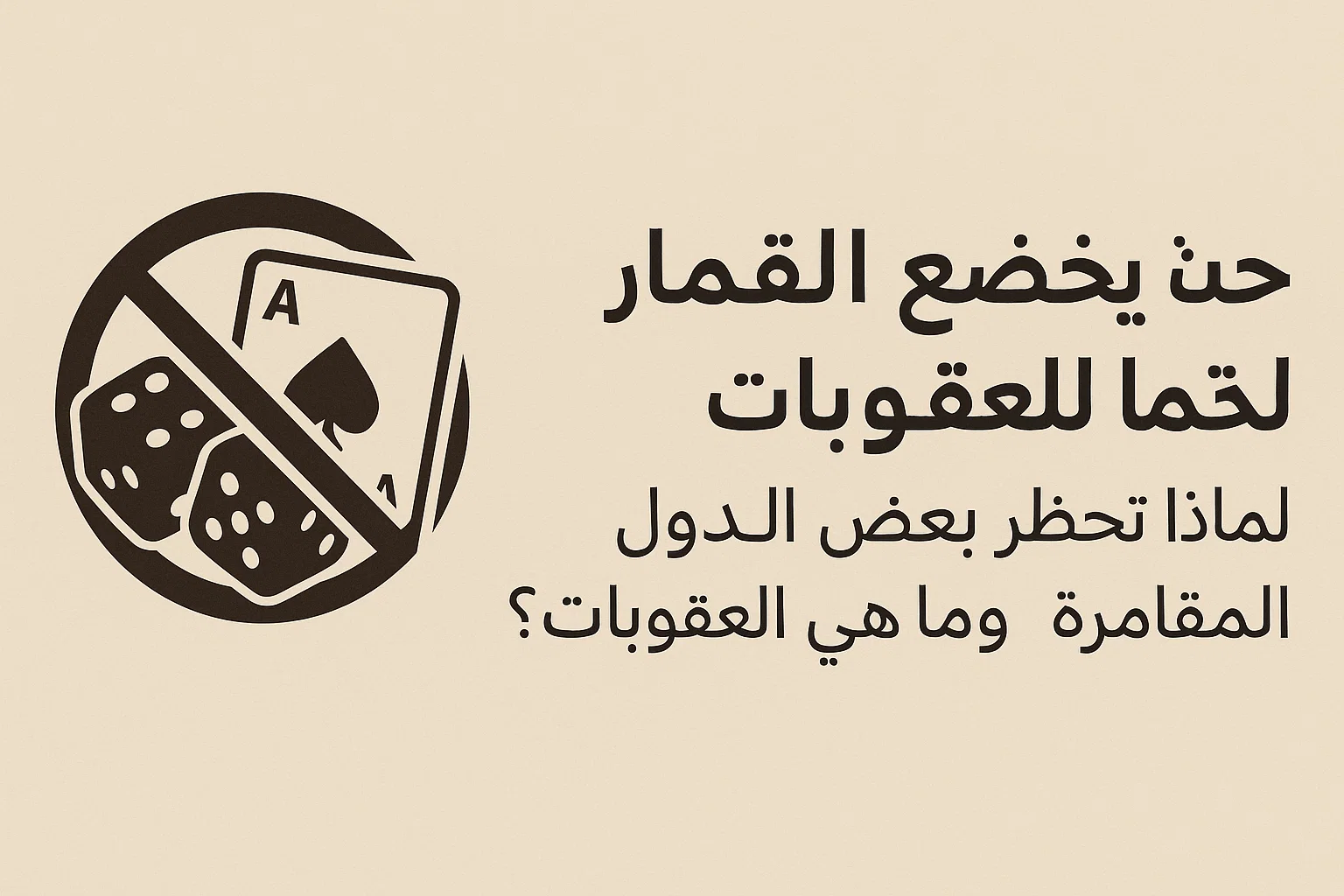 حيث يخضع القمار للعقوبات: لماذا تحظر بعض الدول المقامرة وما هي العقوبات؟