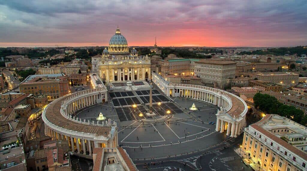 drone photography vatican rome